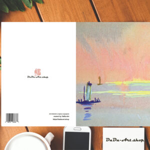 ” Sunset And Boat” No. 0018